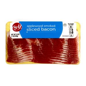 1 pan fried slice (15 g) Applewood Smoked Uncured Bacon