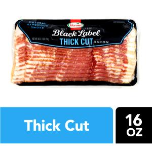 1 pan fried slice (15 g) Black Label Original Thick Cut Bacon