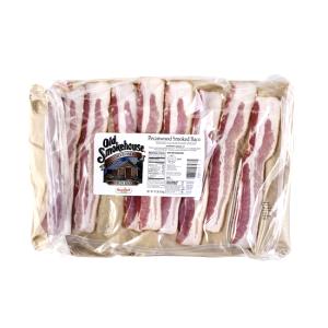 1 pan fried slice (15 g) Naturally Smoked Pecan Wood Bacon