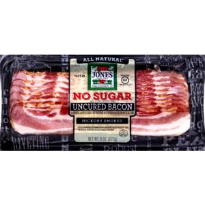 1 pan fried slice (9 g) No Sugar Uncured Bacon