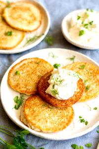 1 Pancake (2-3/4" Dia, 1/8" Thick) Potato Pancake
