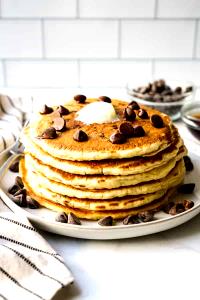 1 Pancake (6-1/2" Dia) Pancakes with Chocolate Chips