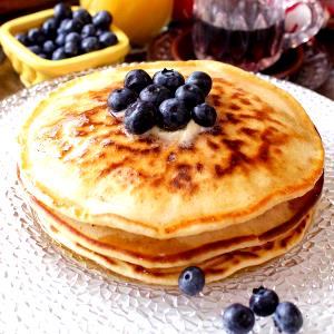 1 Pancake (6-1/2" Dia) Pancakes with Fruit