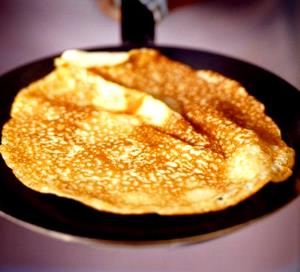1 Pancake (6-1/2" Dia) Plain Pancakes