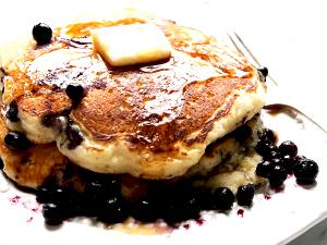 1 Pancake (6" Dia) Blueberry Pancakes