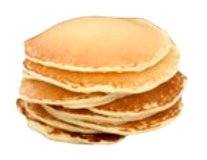 1 Pancake (6" Dia) Buttermilk Pancakes