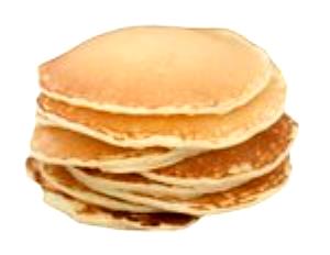 1 Pancake (6" Dia) Pancakes (Dry Mix)