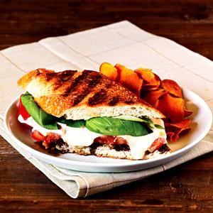 1 panini (327 g) Tomato, Basil & Mozzarella Panini