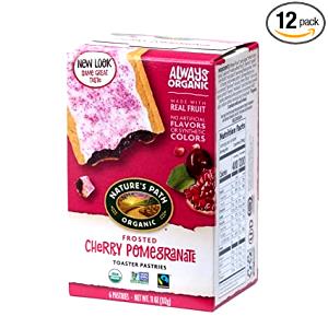 1 pastry (52 g) Organic Frosted Cherry Pomegranate Toaster Pastries