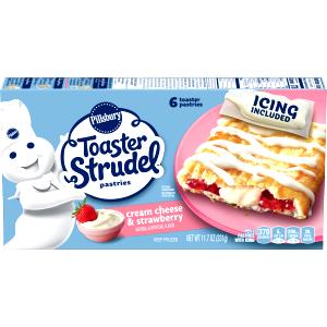 1 Pastry Toaster Strudel, Cream Cheese & Strawberry