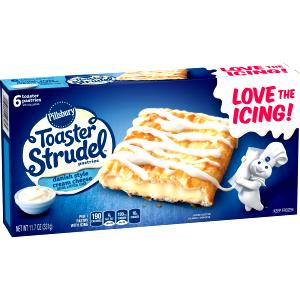 1 Pastry Toaster Strudel, Danish Style Cream Cheese