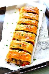 1 Pastry Vegetables and Cheese in Pastry