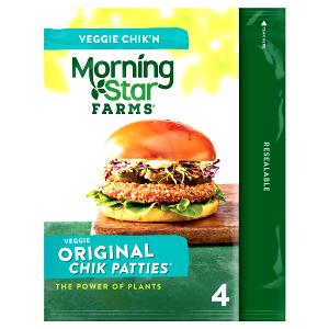1 pattie (71 g) Chik Patties Breaded Veggie Patties