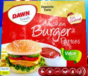 1 patty (112 g) Chicken Burger