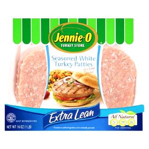 1 patty (112 g) Extra Lean Seasoned White Turkey Patties
