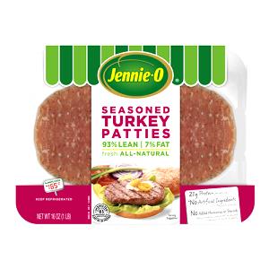 1 patty (112 g) Lightly Seasoned Turkey Patties