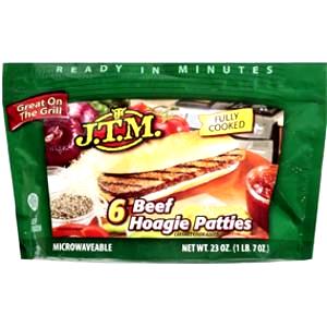 1 patty (113 g) Beef Hoagie Patties