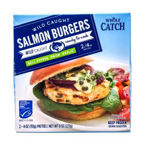 1 patty (113 g) Salmon Burgers