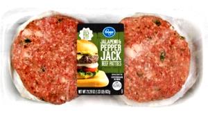 1 patty (149 g) Jalapeño & Pepper Jack Beef Patties