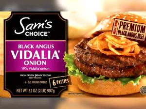 1 patty (150 g) Black Angus Beef Patties - Vidalia Onion
