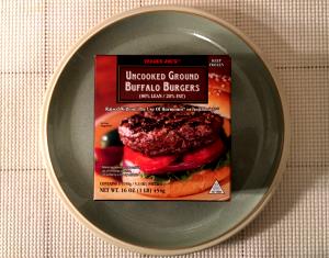 1 patty (150 g) Ground Buffalo Burgers