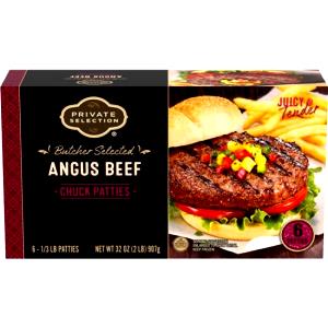 1 patty (151 g) Angus Beef Chuck Patties