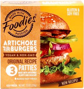 1 patty (151 g) Artichoke & Cheese Chicken Burger