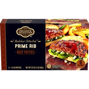 1 patty (151 g) Beef Prime Rib Patties