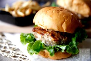 1 patty (151 g) Turkey Burger with Swiss Cheese & Caramelized Onions