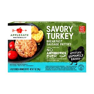 1 patty (33 g) Natural Savory Turkey Breakfast Sausage Patties