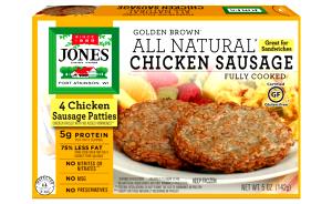1 patty (35 g) Golden Brown All Natural Fully Cooked Chicken Sausage