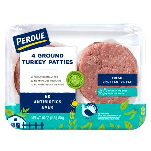 1 Patty, 4 Oz Ground Turkey