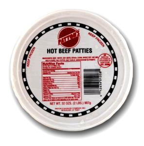 1 patty (4 oz) Hot Sausage Patties
