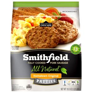 1 patty (40 g) All Natural Pork Sausage