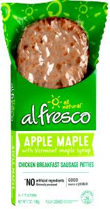 1 patty (50 g) Apple Maple Chicken Sausage Breakfast Patties