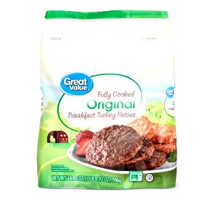 1 patty (50 g) Original Turkey Breakfast Patties