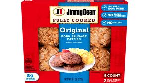 1 patty (51 g) Fully Cooked Pork Sausage Patties