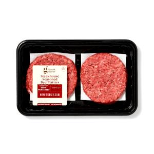 1 patty (5.3 oz) Tavern Style Steakhouse Seasoned Beef Patties