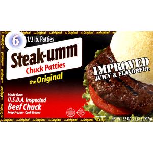 1 patty (5.33 oz) Chuck Patties with Sweet Onions