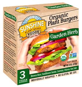 1 patty (75 g) Garden Herb Sunshine Burger