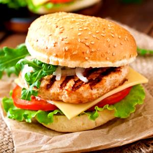 1 patty (84 g) Grilled Chicken Breast Patties