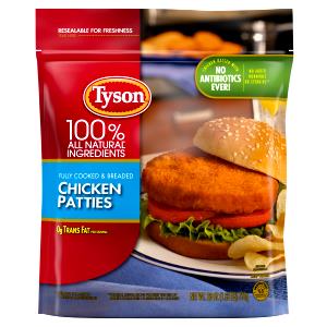 1 patty (85 g) Breaded Chicken Patties