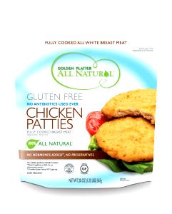 1 patty (85 g) Gluten Free Chicken Patty