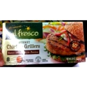 1 patty (98 g) Gourmet Chicken Grillers Sweet Italian Style Patties