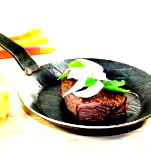 1 Patty Ostrich, Ground, Pan-Broiled