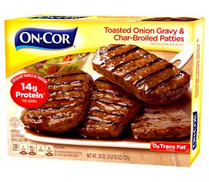 1 patty with 1/3 cup gravy (132 g) Gravy & Salisbury Steaks