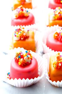 1 Petit Four Cupcake with Icing or Filling (Not Chocolate)