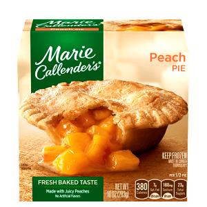 1 pie (120 g) Peach Pie Singles
