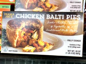 1 pie (283 g) Chicken Balti Pies