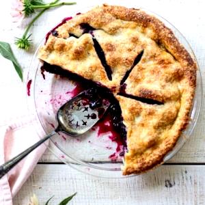 1 Pie (8" Dia) Blueberry Pie (Two Crust)